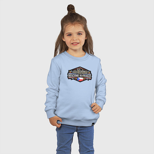 Детский свитшот Добро пожаловать в Прагу / Мягкое небо – фото 3