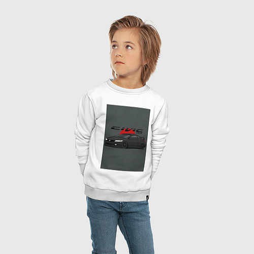 Детский свитшот Honda Civic / Белый – фото 4