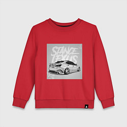 Свитшот хлопковый детский Lexus автомобиль, цвет: красный