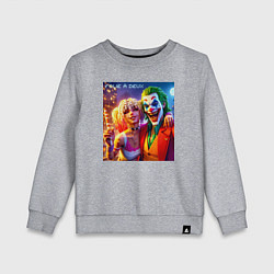 Свитшот хлопковый детский Folie a deuxs - pixel art, цвет: меланж