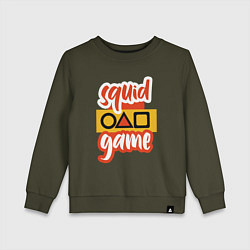 Детский свитшот Squid game style