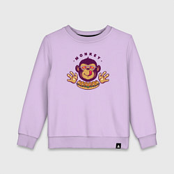 Детский свитшот Monkey hot dog