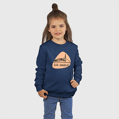 Детский свитшот Hollywood Los Angeles / Тёмно-синий – фото 3