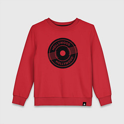 Свитшот хлопковый детский Hollywood style, цвет: красный