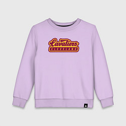 Свитшот хлопковый детский Cavaliers Cleveland, цвет: лаванда