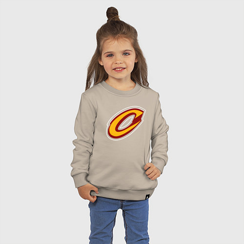 Детский свитшот Кливленд Кавальерс лого / Миндальный – фото 3