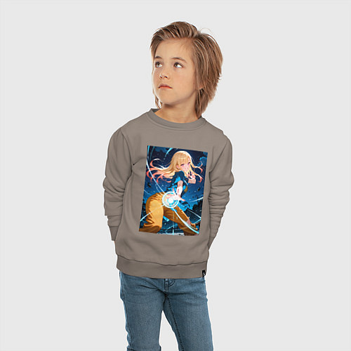 Детский свитшот Марин Китагава косплей Dragon Ball / Утренний латте – фото 4