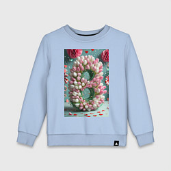 Детский свитшот Тюльпаны к 8 марта