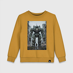 Детский свитшот Конвой роботов в городе