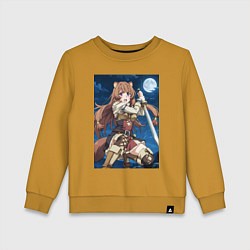 Детский свитшот Рафталия сражается в ночи