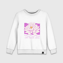 Детский свитшот The white lotus