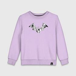 Свитшот хлопковый детский Batman logo: Vengeance, цвет: лаванда