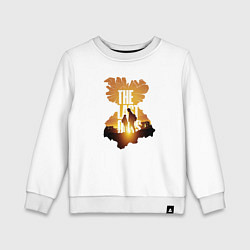 Свитшот хлопковый детский Элли и Джоэл - The Last of Us, цвет: белый