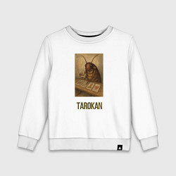 Свитшот хлопковый детский Тarokan, цвет: белый