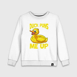 Детский свитшот Утка меня подкалывает