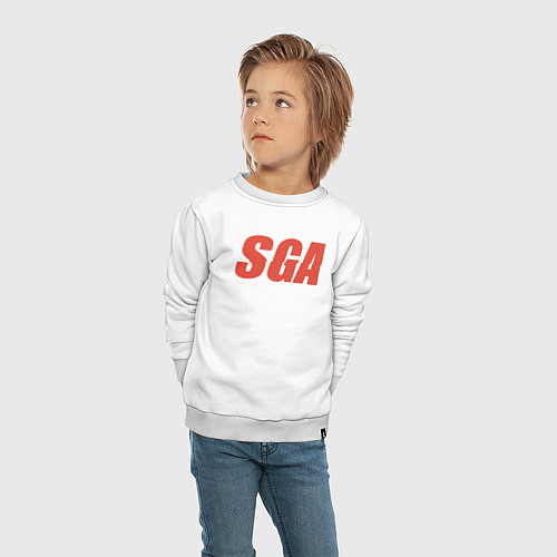 Детский свитшот Oklahoma SGA / Белый – фото 4