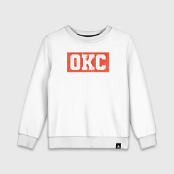 Детский свитшот OKC - basketball