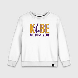 Детский свитшот Коби - мы скучаем