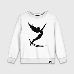 Детский свитшот Воздушная гимнастика с крыльями
