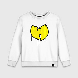 Свитшот хлопковый детский Wu-Tang style, цвет: белый