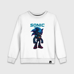 Детский свитшот Sonic cyberpunk