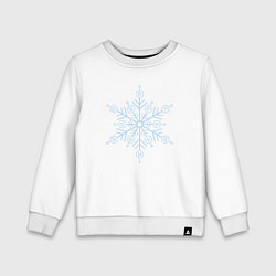 Свитшот хлопковый детский Акадза 3 высшая луна, цвет: белый