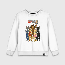 Детский свитшот Spice girls кошки