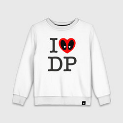 Детский свитшот Люблю Дэдпула
