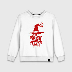 Детский свитшот Хэллоуин - надпись кошелек или жизнь