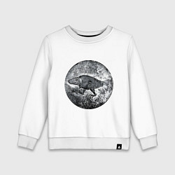 Свитшот хлопковый детский Путешествие в Ригу, цвет: белый