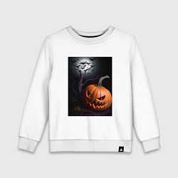 Детский свитшот Тыква хэллоуин