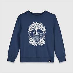 Детский свитшот Цветочный экспресс