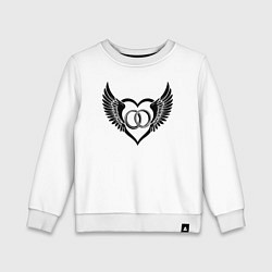 Детский свитшот Свадебные крылья