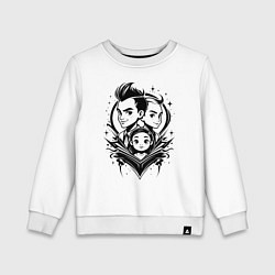 Детский свитшот Семейная симфония