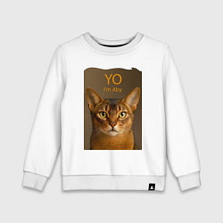 Детский свитшот Im an Abyssinian