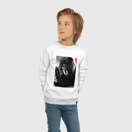 Детский свитшот John Wick killer / Белый – фото 4
