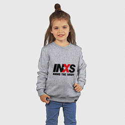 Свитшот хлопковый детский INXS, цвет: меланж — фото 2