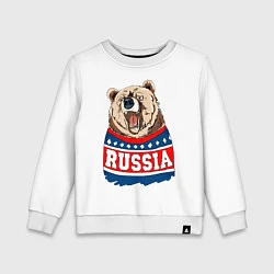 Детский свитшот Made in Russia: медведь