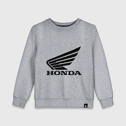Свитшот хлопковый детский Honda Motor, цвет: меланж