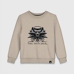 Свитшот хлопковый детский The Witcher 3, цвет: миндальный