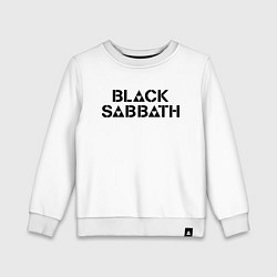 Свитшот хлопковый детский Black Sabbath, цвет: белый