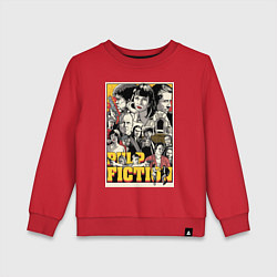 Свитшот хлопковый детский Pulp Fiction Stories, цвет: красный