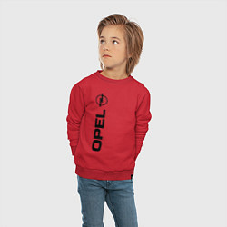 Свитшот хлопковый детский OPEL, цвет: красный — фото 2