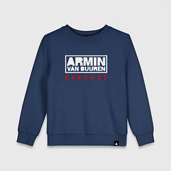 Свитшот хлопковый детский Armin van Buuren: Embrace, цвет: тёмно-синий