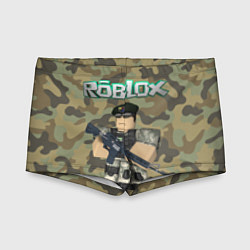 Плавки для мальчика Roblox 23 February Camouflage, цвет: 3D-принт