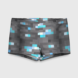 Плавки для мальчика АЛМАЗНАЯ РУДА DIAMOND ORE MINCRAFT, цвет: 3D-принт