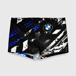 Плавки для мальчика BMW stripes color auto sport, цвет: 3D-принт