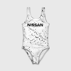 Купальник для девочки Nissan ниссан, цвет: 3D-принт