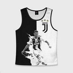 Майка-безрукавка детская Cristiano Ronaldo, цвет: 3D-черный