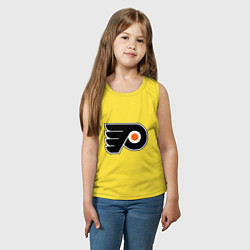 Майка детская хлопок Philadelphia Flyers, цвет: желтый — фото 2